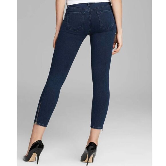 J Brand Jeans Womens 29 Tali Skinny Jeans in Blue Depth Zipper Ankle - Picture 3 of 14